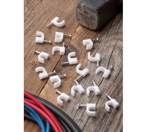 Скоба крепежная круглая (6мм.) (50шт.) EKF PROxima  plcn-sr-6  EKF