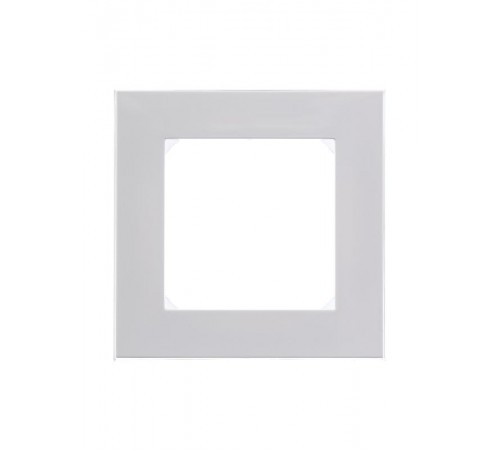 ABB Levit Белый / дымчатый чёрный Рамка 1-ая  3901H-A05010 62W  2CHH015010A6062  ABB