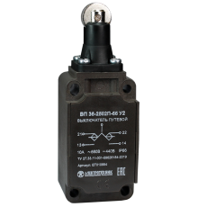 ВП 36-2502П-66 У2, толкатель с роликом, 1з+1р, полумгновенный, 30х60 мм, без сальника, 3А, IP66, выключатель путевой  (ЭТ)  ET010884  Электротехник