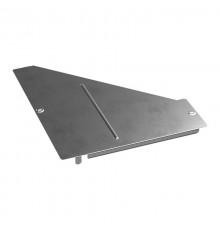 Крышка переходника правого Стандарт INOX (AISI 304) 500х150  PR16.5780  Промрукав