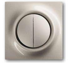 Клавиша для МЕХ. 2-кл.выкл.перекл.кнопок impuls цвет шампань-металлик  1753-0-5333   2CKA001753A5333  ABB