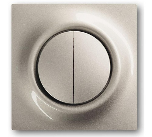 Клавиша для МЕХ. 2-кл.выкл.перекл.кнопок impuls цвет шампань-металлик  1753-0-5333   2CKA001753A5333  ABB