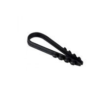 Дюбель-хомут для круглого кабеля  (5-10мм) черный (100шт.) EKF PROxima  plc-ncc-5x10b  EKF