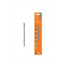 Сверло по стеклу и керамике 470 мм, 2 реж., лезвия, цилиндр. хв., блистер 1 шт, "Рубин"   SQ1091-0104  TDM