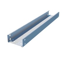 Лоток неперфорированный 200х50х2500х1,2мм "Стандарт" горячеоцинкованный  LNE50*200*1.2*2500 HD  КМ-профиль