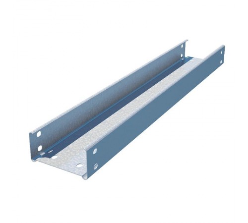 Лоток неперфорированный 200х50х2500х1,2мм "Стандарт" горячеоцинкованный  LNE50*200*1.2*2500 HD  КМ-профиль