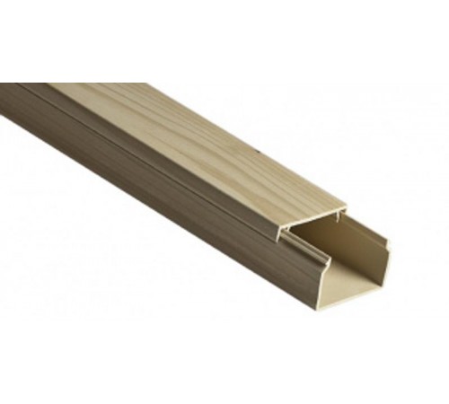 Кабель-канал "РУВИНИЛ" 60х40х2000мм (сосна на светлой основе)  РКК-60х40-27М  Рувинил
