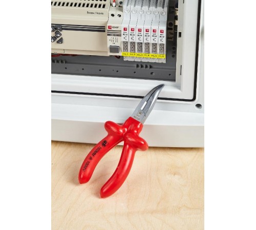 Длинногубцы изогнутые Master 160 мм 1000В EKF Basicdgi-160-mas-inEKF