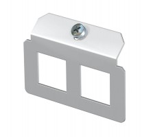 Суппорт для установки модулей в монтажную рамку MTU тип P (сталь) (MTM 2P)  7407817  OBO Bettermann