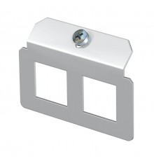 Суппорт для установки модулей в монтажную рамку MTU тип P (сталь) (MTM 2P)  7407817  OBO Bettermann