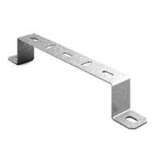 Скоба для настенного крепления 100, толщ. 2,0 мм, Сендзимир цинк, 050111  СН-100-2,0-СЦ   Ostec