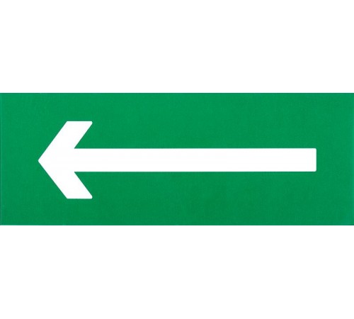 Пиктограмма (наклейка) "Направляющая стрелка" ДПА IP20/54  LPC10-1-24-09-STR  IEK