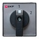 Переключатель кулачковый ПК-1-31 10А 1P "1-2" IP65  pk-1-31-10-65  EKF