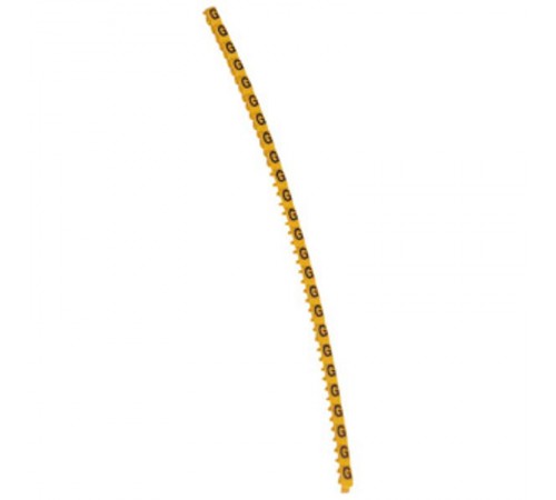 Маркер CAB 3 - для кабеля 0,15-0,5 мм - заглавная буква G  038116  Legrand