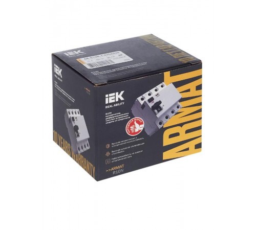 Выключатель дифференциальный (УЗО) R10N 4P 25А 30мА тип A ARMAT  AR-R10N-4-025A030  IEK