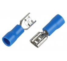 Разъем плоский ЭРА NO-225-126 РпИм 2-5.0-0.8 изолированный "розетка" (упаковка 50 штук)   Б0063366  ЭРА