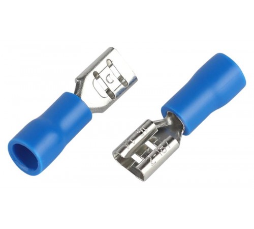 Разъем плоский ЭРА NO-225-126 РпИм 2-5.0-0.8 изолированный "розетка" (упаковка 50 штук)   Б0063366  ЭРА