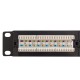 Патч-панель TERACOM PRO 19'' Cat.6 1U неэкранированная UTP 24 порта RJ-45 Dual IDC  TRP-PPNL-6UTP-1U24  EKF