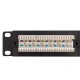 Патч-панель TERACOM PRO 19'' Cat.6 1U неэкранированная UTP 24 порта RJ-45 Dual IDC  TRP-PPNL-6UTP-1U24  EKF