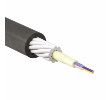 Кабель волоконно-оптический, центр. модуль, бронир. пластик. прутками, для прокладки в грунт, нг(А)-HF, 24 ОВ, кат. OS2 (G.652.D) диэл., 8 кН  RNPW8U