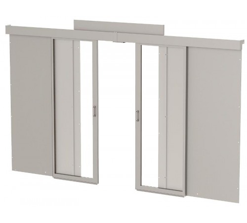 ITK by ZPAS Компл. дв. раздв. 42U 1000 серый  ZP-FD35-42U-1000  ITK