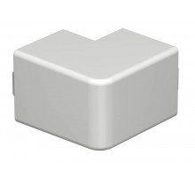 Крышка внешнего угла кабельного канала WDK 40x40 мм (ПВХ,светло-серый) (WDK HA40040LGR)  6182526  OBO Bettermann