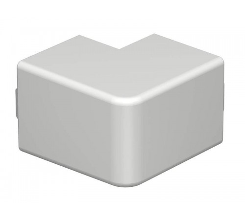 Крышка внешнего угла кабельного канала WDK 40x40 мм (ПВХ,светло-серый) (WDK HA40040LGR)  6182526  OBO Bettermann