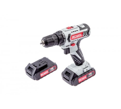 Дрель-шуруповерт аккумуляторная ДА-18-2ЛК  75/14/5  РЕСАНТА