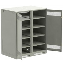 ITK LINEA B Шкаф (пустой) 1700х1400мм дверь двуст. мет. сер.  LB35-17H49-2M  ITK