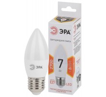 Лампа светодиодная LED B35-7W-827-E27  Б0028479  ЭРА