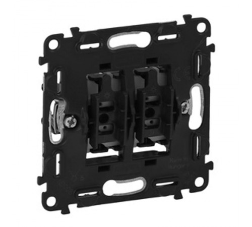 Valena Мех IN'MATIC Выключатель 2-клавишный 10АХ 250В  752005  Legrand