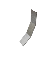 Крышка лестничного верт. внутр. угла 45 гр. 100 мм R600  KLNL45-100-R600  КМ - профиль