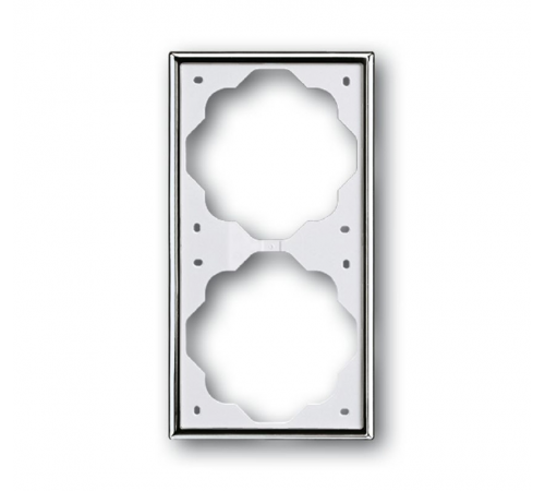 Рамка 2-постовая, серия impuls, цвет хром  1754-0-4134   2CKA001754A4134  ABB