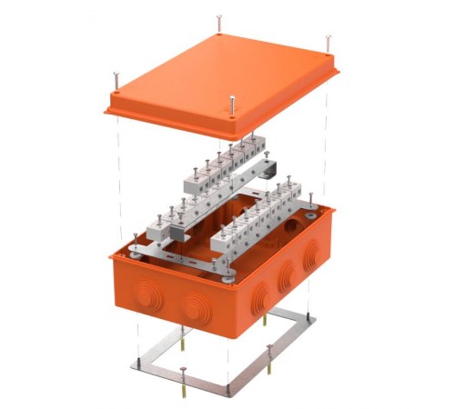 Коробка огнестойкая для о/п 40-0330-FR10.0-40 Е15-Е120 RAL2004 260х175х90 (7 шт/кор)  40-0330-FR10.0-40  Промрукав