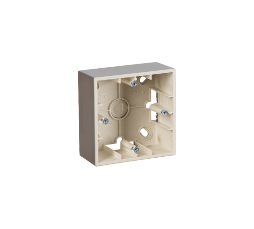 Simon 15 Шампань Монтажная коробка для накладного монтажа, 1 пост  1590751-034  Simon