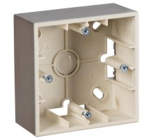 Simon 15 Шампань Монтажная коробка для накладного монтажа, 1 пост  1590751-034  Simon