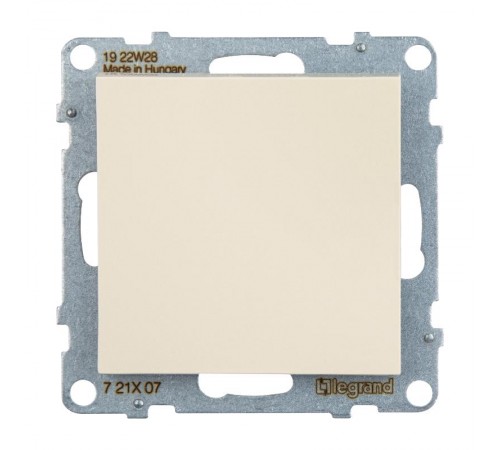 SUNO Переключатель промежуточный 10АХ 250В. Винтовые зажимы. Цвет "Слоновая кость"  721207  Legrand