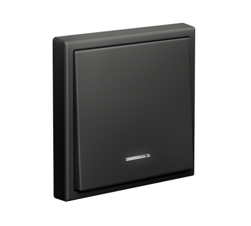 ArtGallery Базальт Выключатель 1-клавишный с подсветкой, сх.1а, 10АХ, механизм  GAL001413  SE