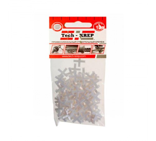 Крестик для плитки 3,0 мм (100 шт) - пакет  103641  Tech-KREP
