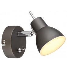 Светильник настенно-потолочный спот Renata 6158-701 светодиодный GR LED 1х 4 Вт 3200К поворотный с выключателем  Б0054695  Rivoli