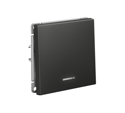 ArtGallery Базальт Выключатель 1-клавишный с подсветкой, сх.1а, 10АХ, механизм  GAL001413  SE