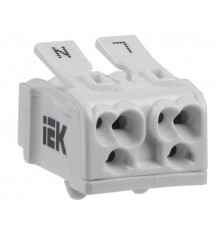 Клемма пружинная соединительная КСПн2-L+N  UKZ-B06-2P-F1-E0-10  IEK