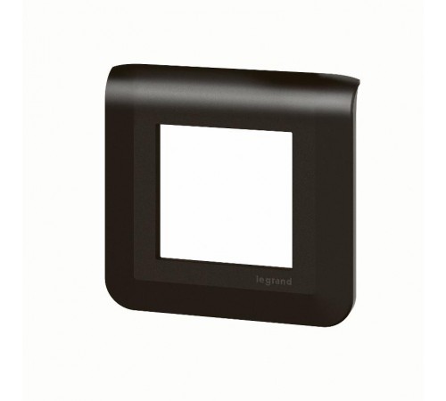 Рамка - Mosaic - 2 модуля - матовая черная  079042L  Legrand
