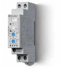 Контрольное реле для 1-фазных сетей; пониженное/повышенное напряжение, настраиваемые диапазоны; выход 1CO 10А  701182302022  Finder