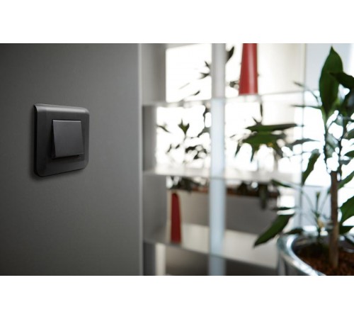 Рамка - Mosaic - 2 модуля - матовая черная  079042L  Legrand