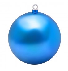 Елочная фигура Шар 25 см, цвет синий глянцевый  502-013  NEON-NIGHT