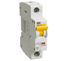 Выключатель автоматический однополюсный ВА47-60 16А 6кА D  MVA41-1-016-D  IEK