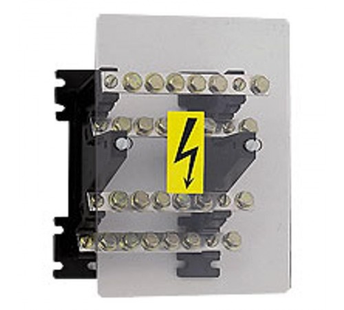 Распределительный блок со ступенчато расположенными шинами - 125 A - 1 вводной и 5 отводных зажимов  037430  Legrand