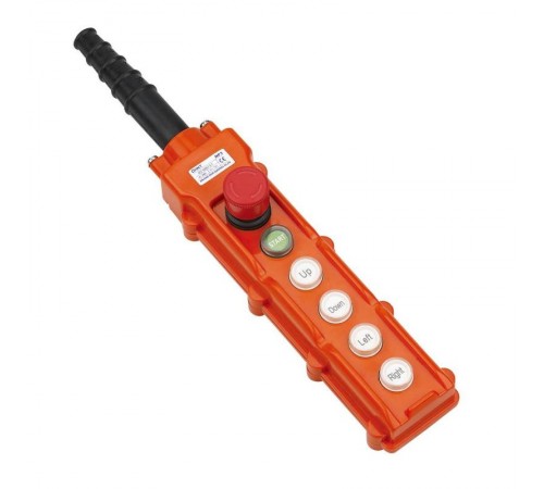 Пульт кнопочный NP3-2K на 4 кнопки, кнопка "ВКЛ" с фикс., повор. "Грибок" c фикс. IP65  (R)  586057  CHINT