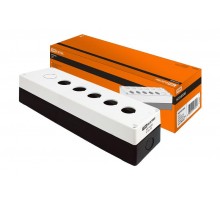 Корпус КП105(6) для кнопок 5(6) мест белый   SQ0705-0005  TDM